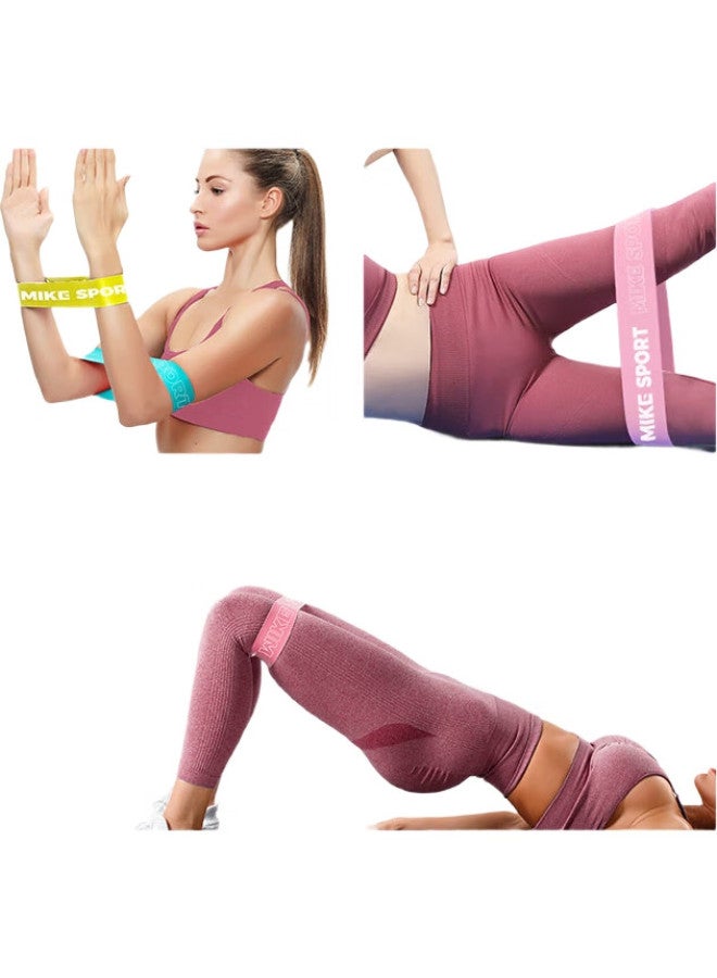 Mikeshi Elastic Band, Yoga Resistance Band For Men And Women, Fitness Glute Exercise Band, Latex Circular Resistance Band - Image 3
