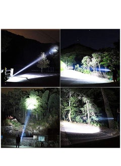 XiuWoo Rechargeable LED Flashlights High Lumens, 90000 Lumens Super Bright Zoomable Waterproof Flashlight with Batteries Included & 3 Modes, Powerful Handheld Flashlight for Camping Emergencies  - Image 5