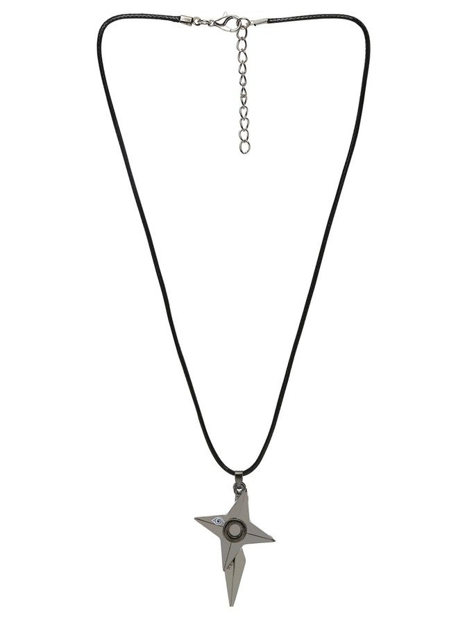 fabula Jewellery Combo of 2 Black Pendant Necklace For Men & Boys - Stainless Steel - Warrior Theme (MPFQ2-MPFQ7_Z1) - Image 3