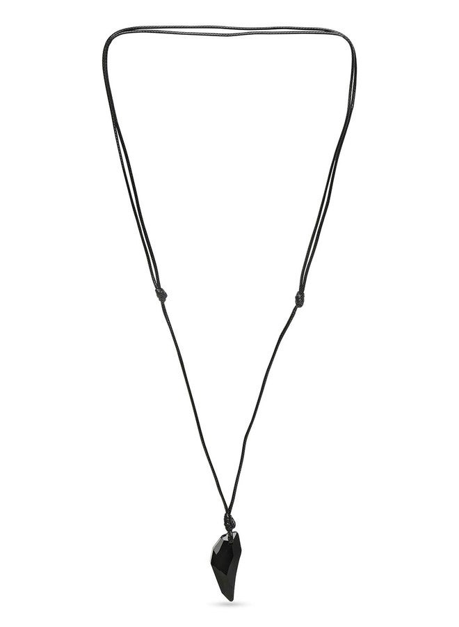 fabula Jewellery Combo of 2 Black Pendant Necklace For Men & Boys - Stainless Steel - Warrior Theme (MPFQ2-MPFQ7_Z1) - Image 4