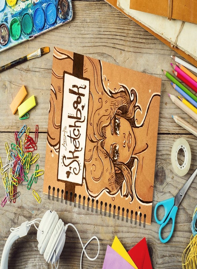 YOTNUS 24 Pack A5 Spiral Notebooks Journal with Kraft Cover, 5x8 Inches, Ruled Lined Paper, for Work, Sketches, Study, Notes Taking, Gifts, Brown (24 PCS(Lined)) - Image 4