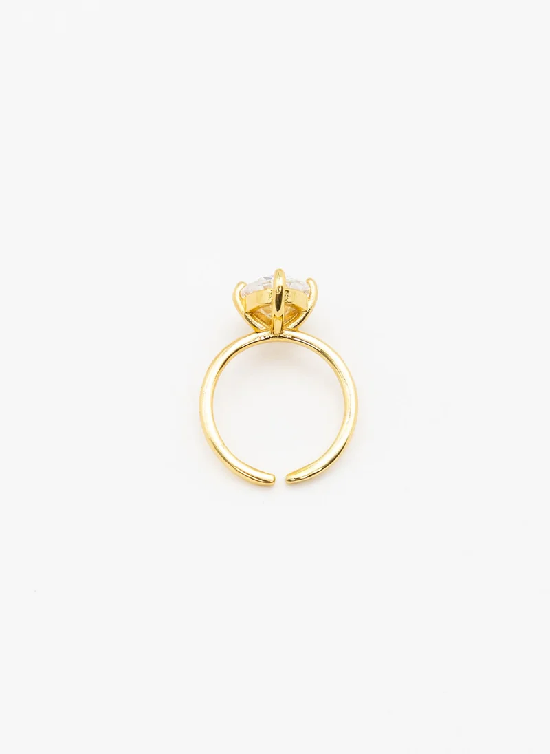 Lichi  Slim ring with oval stone for Women | Best Price UAE