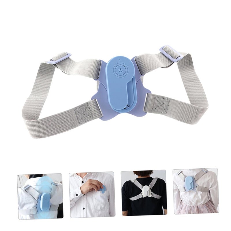 Men Intelligent Sensor Vibration Back Trainer Correction Belt Ergonomic Design Back Brace - Image 4