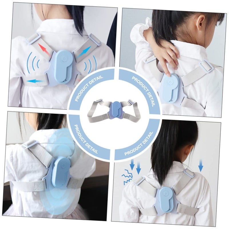 Men Intelligent Sensor Vibration Back Trainer Correction Belt Ergonomic Design Back Brace - Image 3