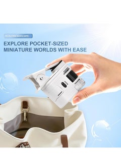 Excefore Pocket Microscope for Kids, 80x Zoom LED Lighted Portable Handheld Microscope, for Student Science Lab, STEM Educational & Exploring  - Image 3