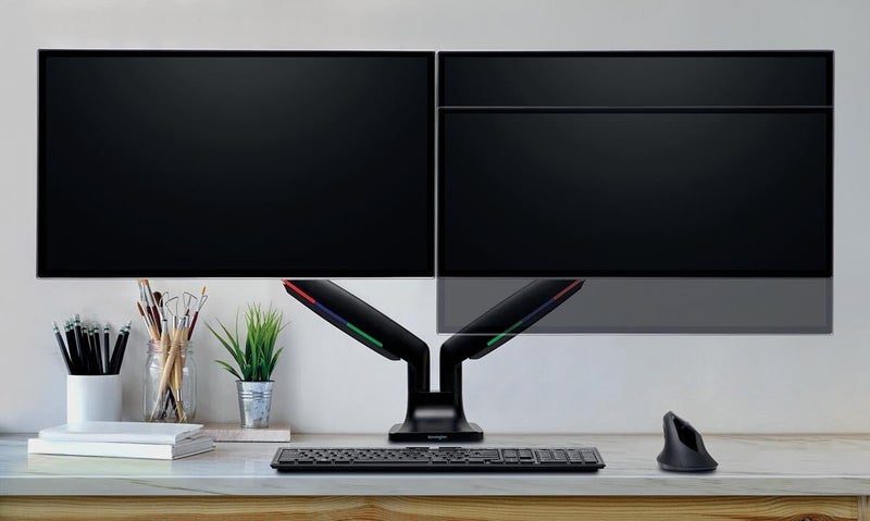Kensington Kensington SmartFit OneTouch Height Adjustable Dual Monitor Arm  Black K59601WW - Image 4