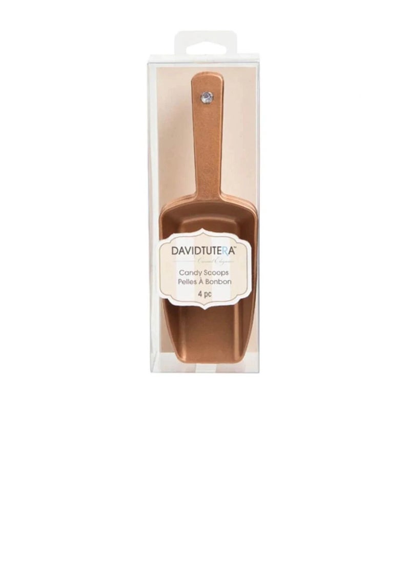 David Tutera - Candy Scoops Copper 1.75 x 5.5 inches 4 pieces - Image 1
