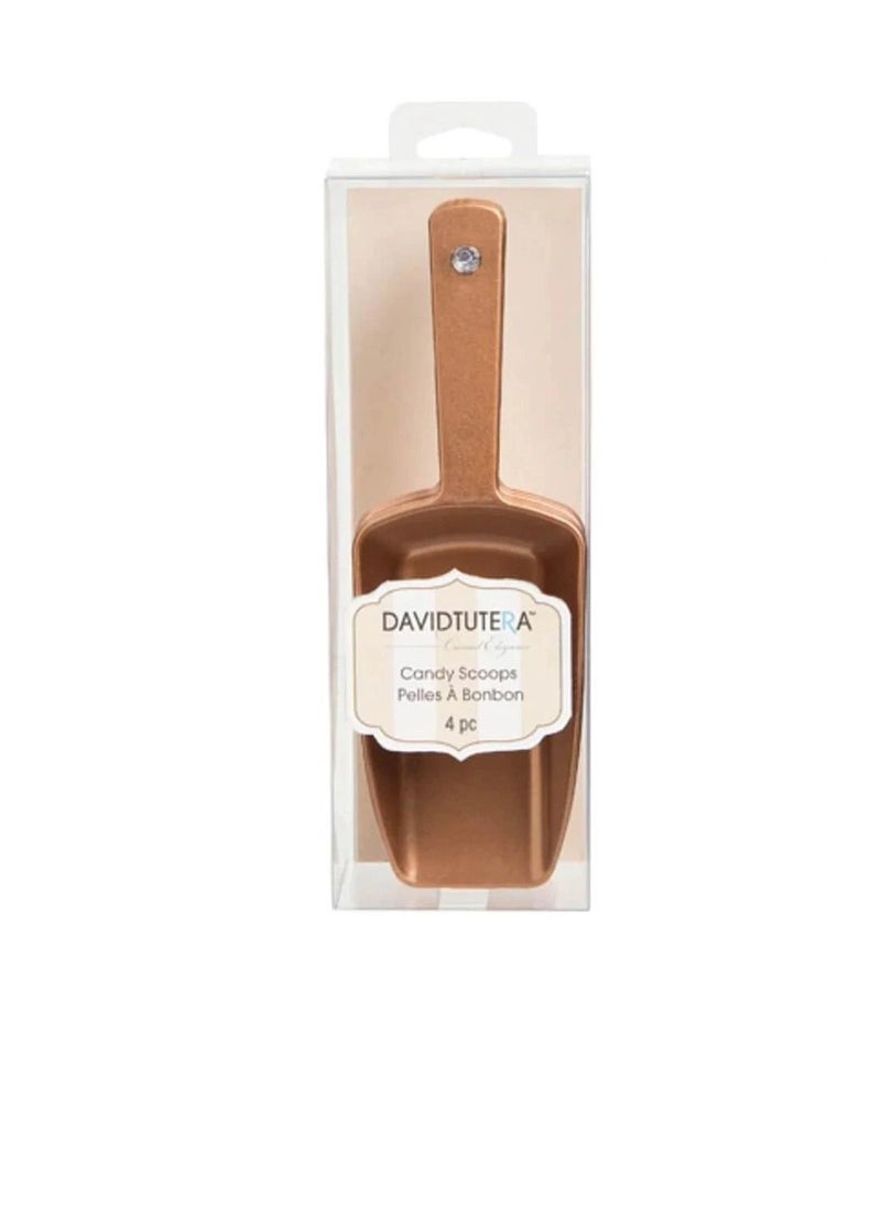 David Tutera - Candy Scoops Copper 1.75 x 5.5 inches 4 pieces - Image 1
