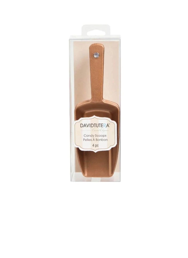 David Tutera - Candy Scoops Copper 1.75 x 5.5 inches 4 pieces - Image 1