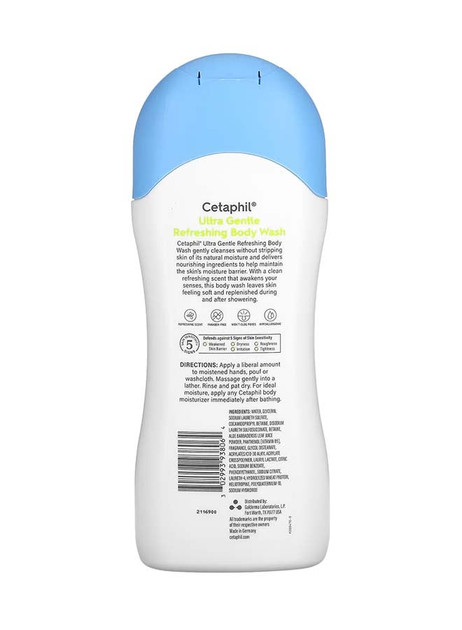 Cetaphil Ultra Gentle Refreshing Scent Body Wash 500ml - Image 2