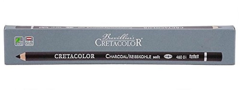 Cretacolor Artists Wooden Pencils 6 Charcoal Pencil Soft - Image 2