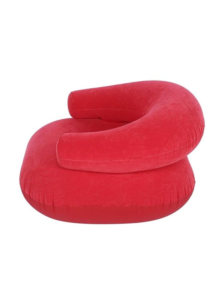 Manful Inflatable Chair Lounger Bean Bag Chair Couch Washable Ultra Soft Bedroom Recliner Living Room Comfortable Home Decoration Inflatable Sofa  - Image 1