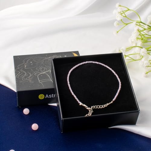 Astrotalk Rose Quartz Anklet | Stone of Love, Healing & Harmony | Rose Quartz Anklet for Women | Best Gift for Woman | Spiritual Jewellery for Women | Valentine Gift for Girlfriend - Image 5