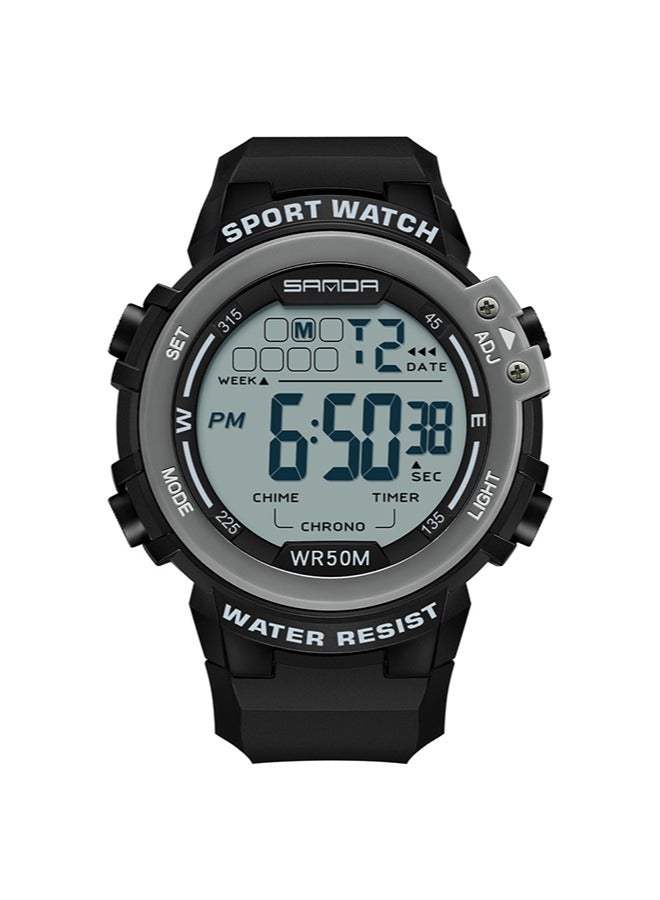 Sanda Unisex Outdoor Glow-In-The-Dark Waterproof Watch With Alarm Clock 2140 - Image 1