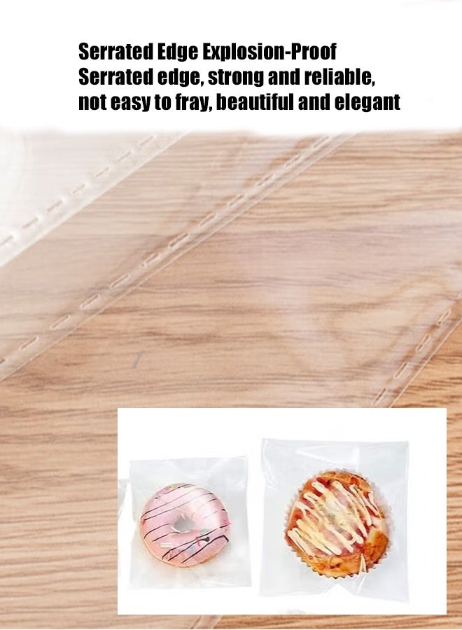 KANGLI 200 Clear Resealable Plastic Bags Snack Self-Sealing Bags for Packaging Cookies, Gifts, and Products, 3x3 inches (7*7 cm) - Image 3