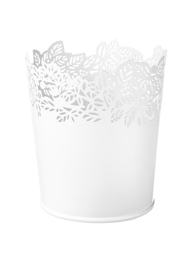 Zaboon Plant Pot, White, 9 Cm - Image 1