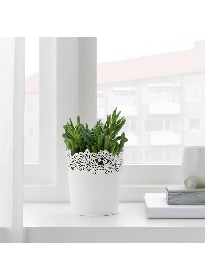 Zaboon Plant Pot, White, 9 Cm - Image 2