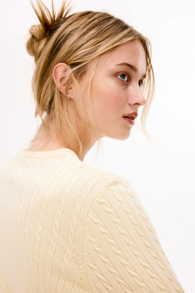 H&M  Cable-knit cardigan for Women | Best Price UAE