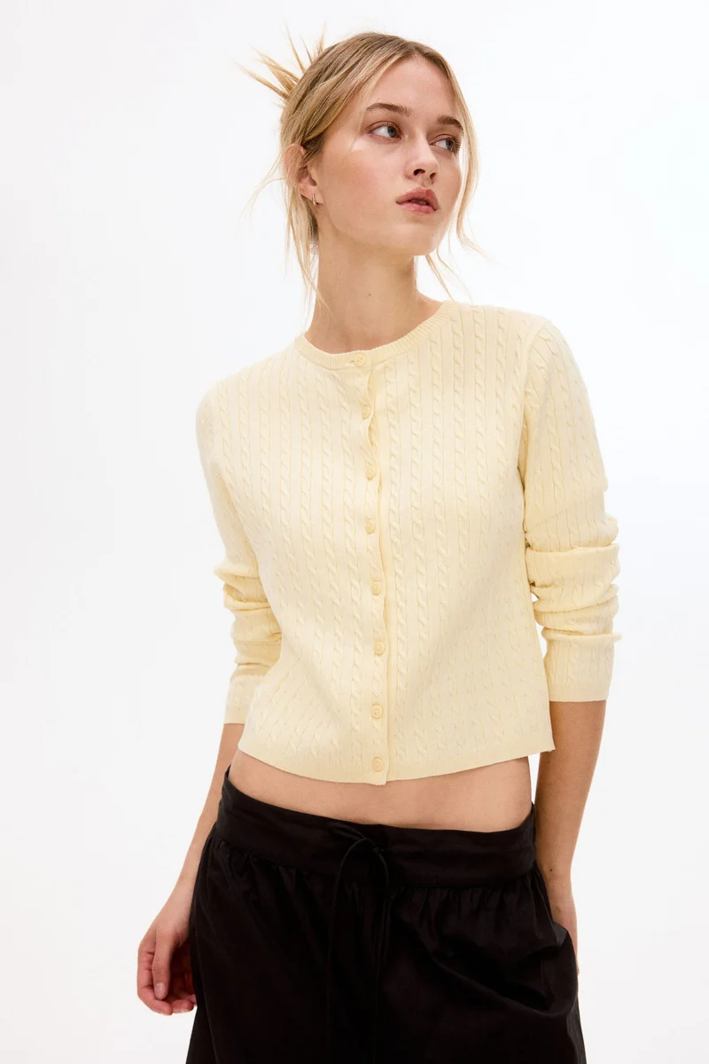 H&M  Cable-knit cardigan for Women | Best Price UAE