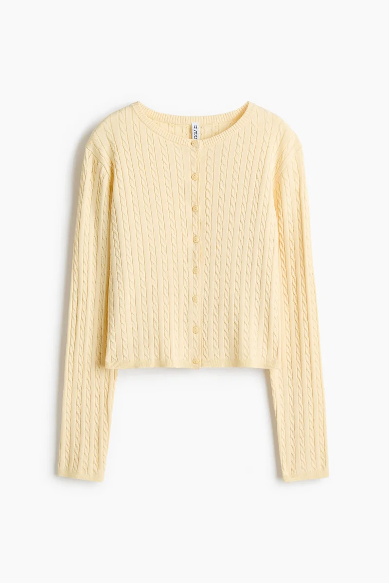 H&M  Cable-knit cardigan for Women | Best Price UAE