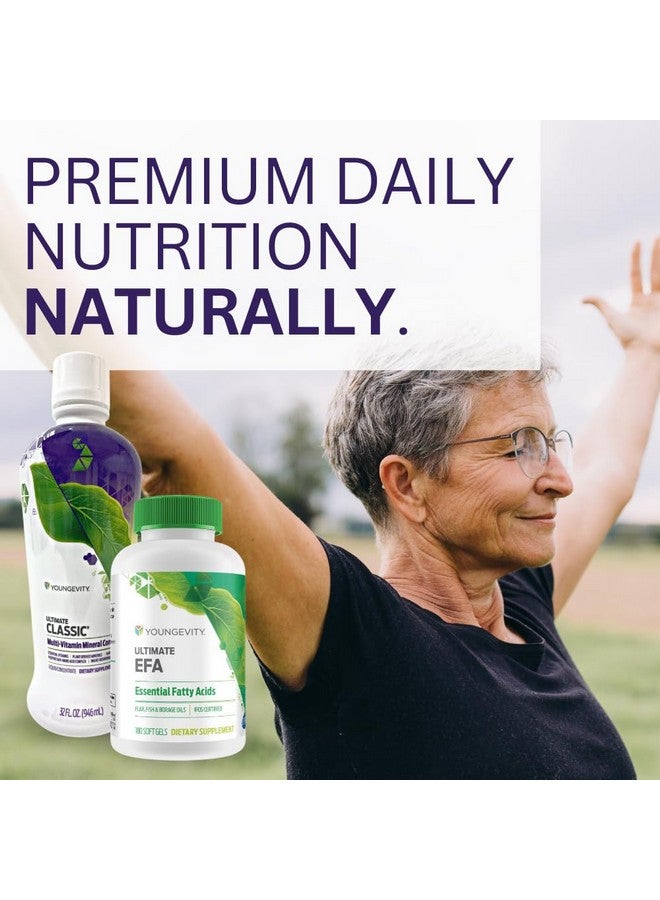 youngevity يوجيفيتي كلاسيك 90 باك فيتامينات متعددة متقدمة - 90+ فيتامينات، معادن، أحماض أمينية، أحماض دهنية - مشتقة من النباتات - عالية الامتصاص - (إمداد لمدة 30 يوم)  - Image 5