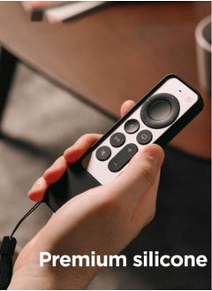 Elago R2 Slim for Apple TV 4K HD Siri Remote 3rd Generation (2022) and Apple TV Siri Remote 2nd Gen (2021) Case Cover with Full Access to All Functions - Black  - Image 4