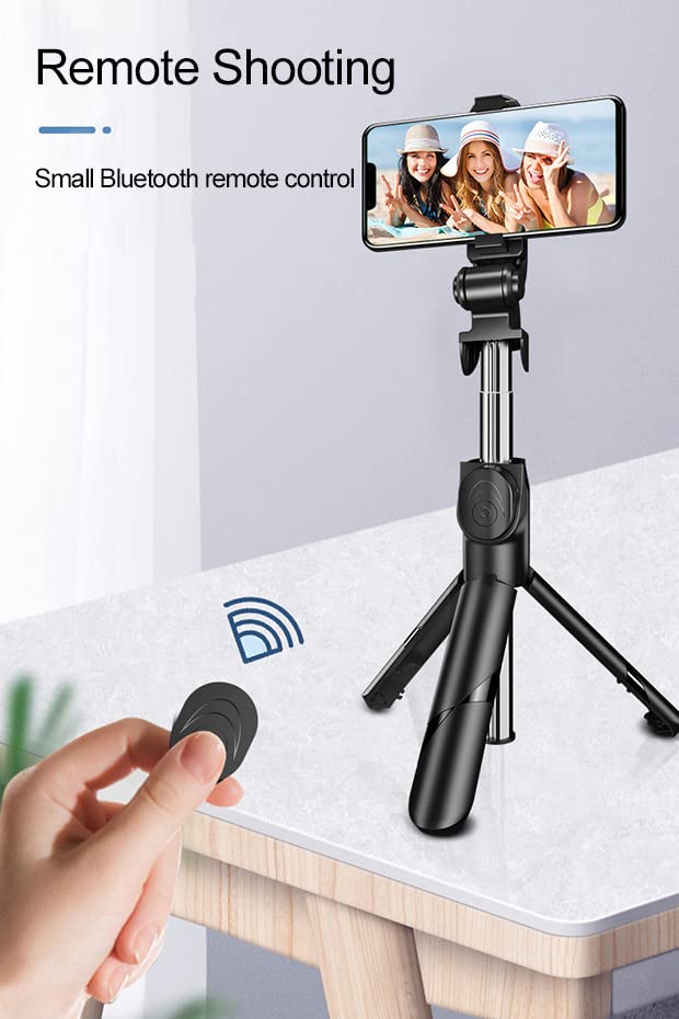 NAFA Portable Selfie Stick Tripod with Wireless Bluetooth Remote and Tripod Stand - Image 4