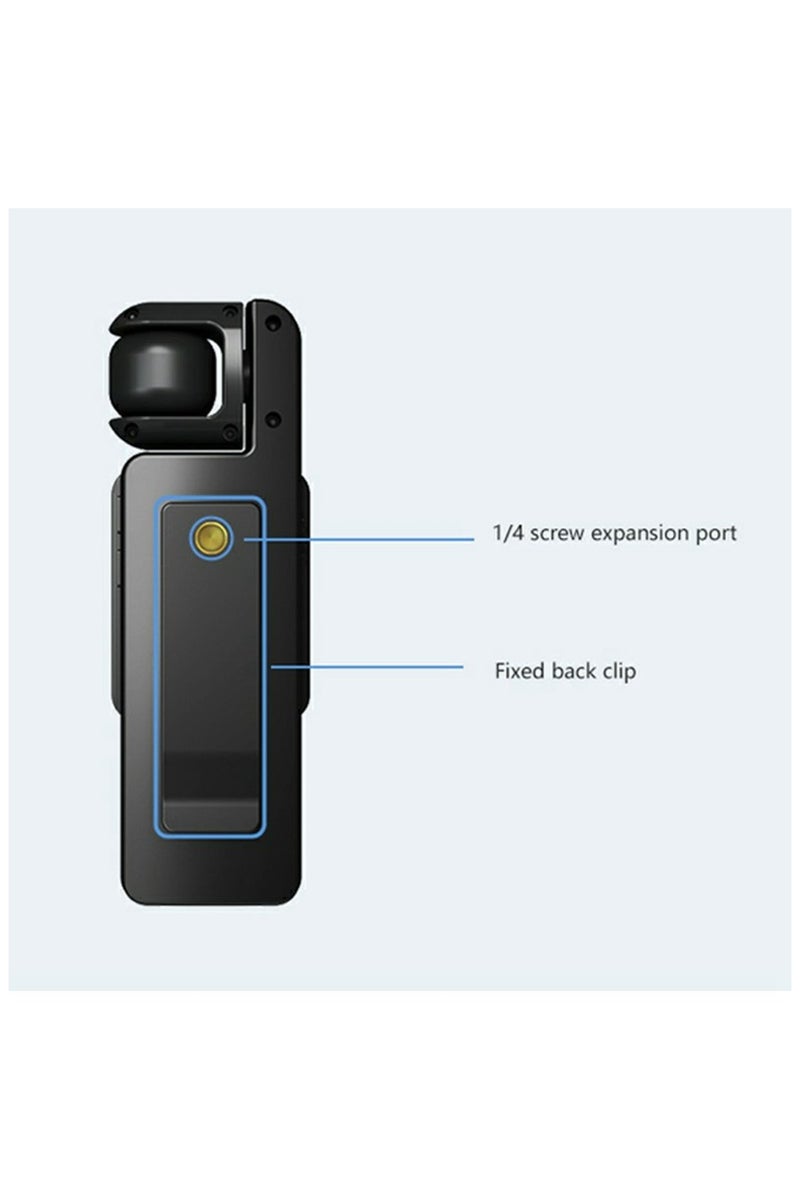 BlueFire DV02 1.54" HD Sports Camera Chest-Mounted Video Recorder with WiFi – Waterproof IP65 Outdoor Action Camera for Cycling, Vlogging & Adventure Filming – 180° Rotatable Lens, Loop Recording, Built-in Mic, Fill Light & Long Battery Life – Hands-Free Pocket/Collar Clip Mount for Android & iOS Real-Time Preview – 1080P/720P/480P Video, Multi-Language Support, PC+ABS Durable Body, Expansion Interface for Tripod Mount – Perfect for Sports, Travel, Hiking, Running, and Outdoor Activities - Image 5