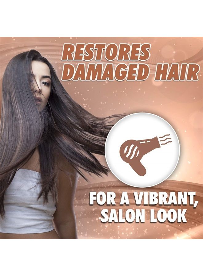 BELLISSO Moroccan Argan Oil Hair Mask - Deep Moisturizing Conditioner Treatment for Dry Damaged Frizzy and Color Treated Hair - Hydrating Product, Split End Moisturizer – Professional Salon Grade Products - Image 3