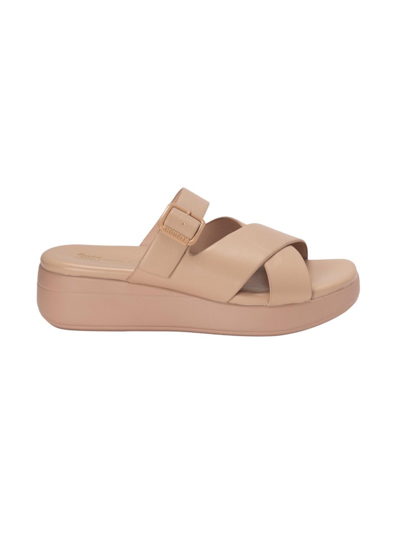 Bata Comfit Platform Slide Sandals - Image 1