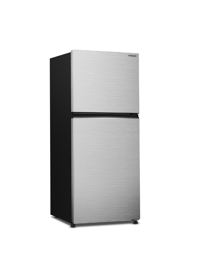 Hitachi Double Door Refrigerator, 550L Gross / 409L Net, Top Mount, Dual Sense Surround Cooling, Triple Power Filter, Selectable Zone, Inverter, Tempered Glass Shelves, Silver - HRTN6443SXAE 550 L HRTN6443SXAE silver - Image 1
