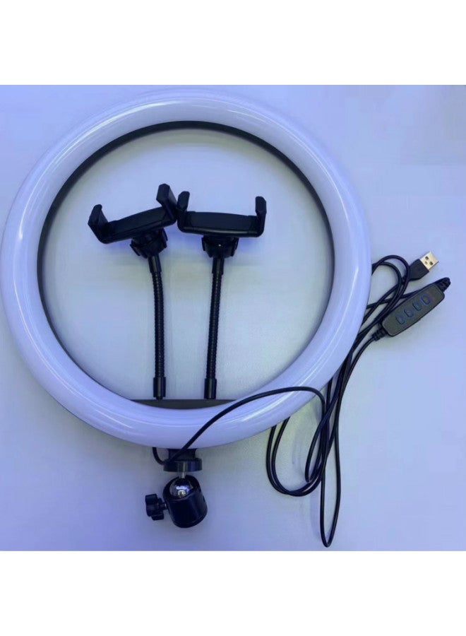 general 12 Inch Mobile Phone Live S31 Fill Light 30cm Ring LED Beauty Selfie Light Mobile Phone Fill Light Photography Bracket-Color:1.6 M Tripod - Image 3