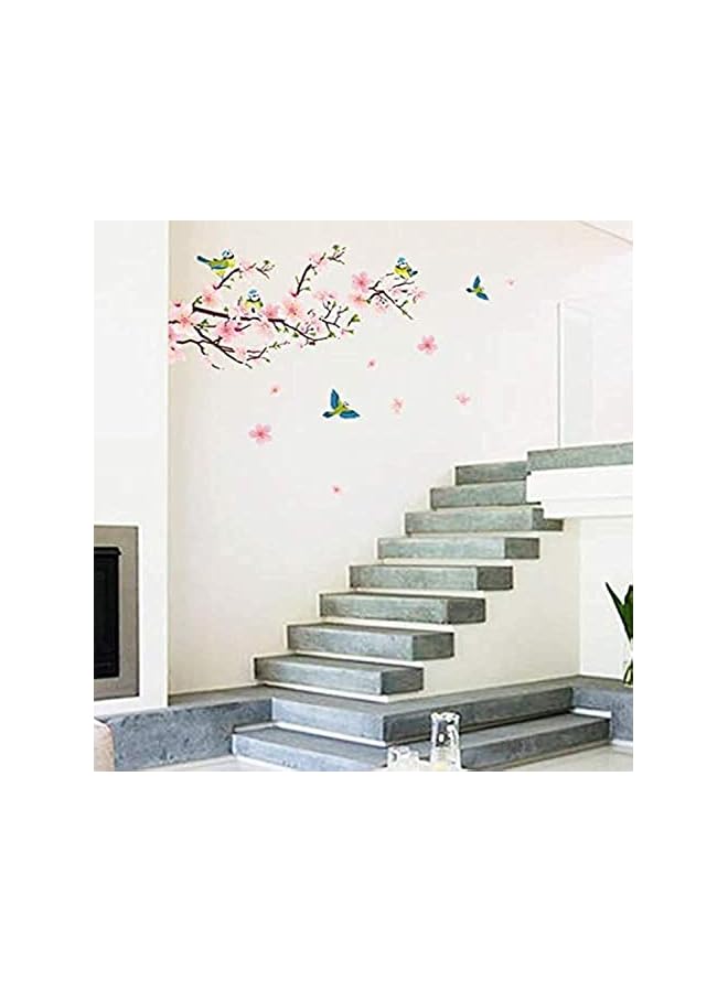Zaboon Peach Blossom Flowers Wall Stickers For Kids Rooms Art Home Decor - Image 2