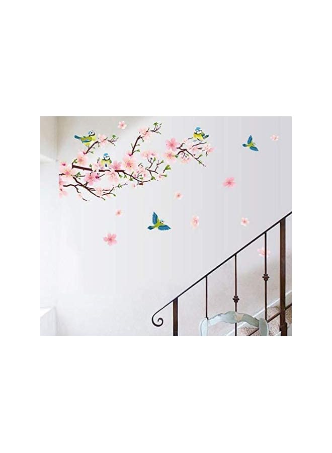Zaboon Peach Blossom Flowers Wall Stickers For Kids Rooms Art Home Decor - Image 4