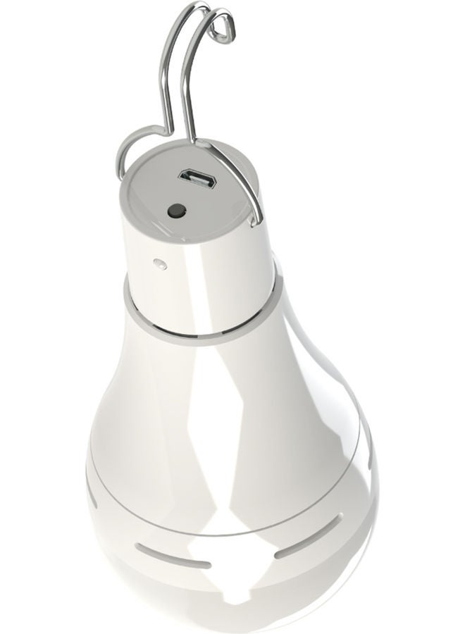 NIBEMINENT 9W Solar Powered LED Light Bulb With Remote White - Image 5