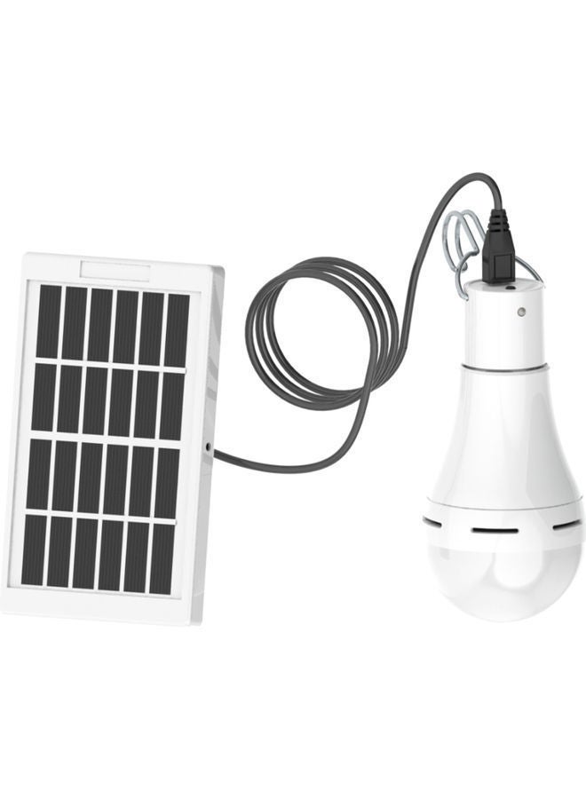 NIBEMINENT 9W Solar Powered LED Light Bulb With Remote White - Image 4