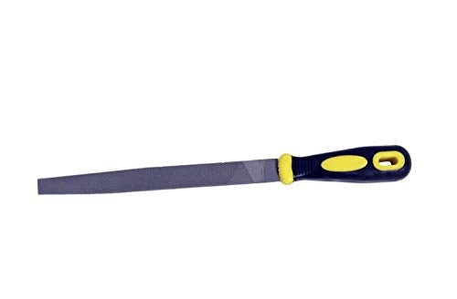 Jon Bhandari Tools 6 inch Flat File with PVC Handle | Coarse Cut Hand File for Metal, Wood, DIY & General Purpose Use - Image 2