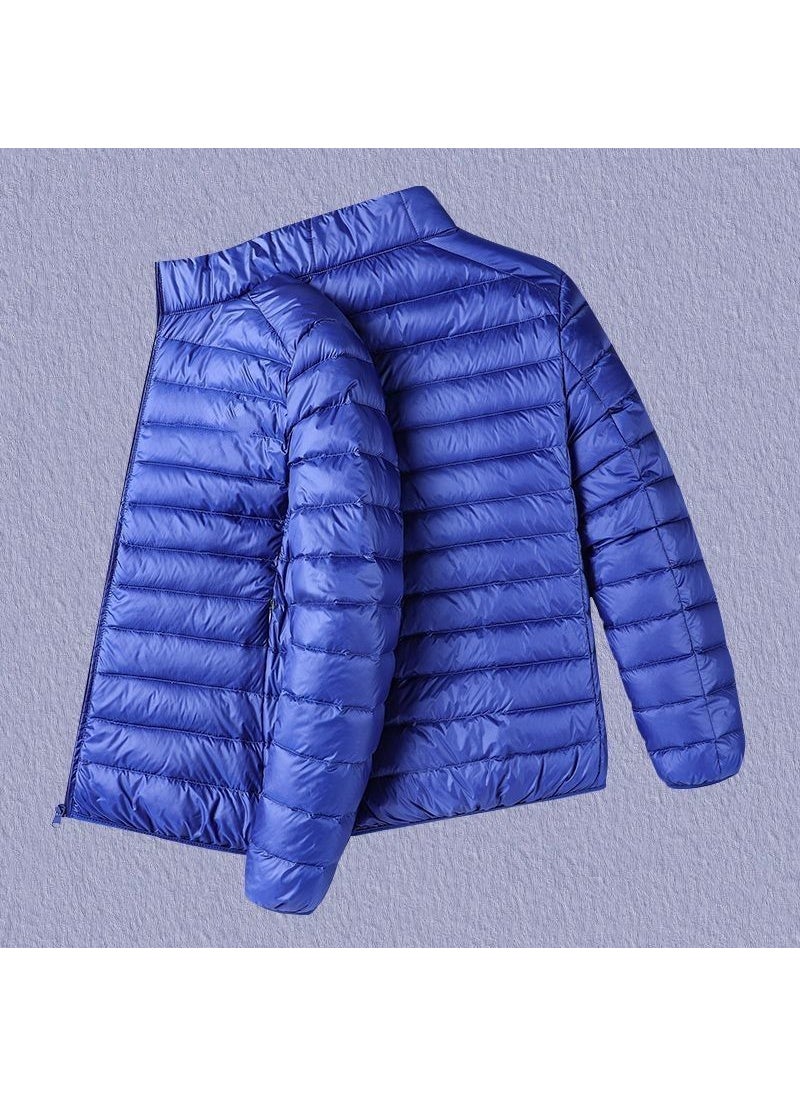 Generic - Slim Winter Jacket for Men Trendy Weatherproof Coat Royal blue collar [special sale for 1 day]] - Image 1