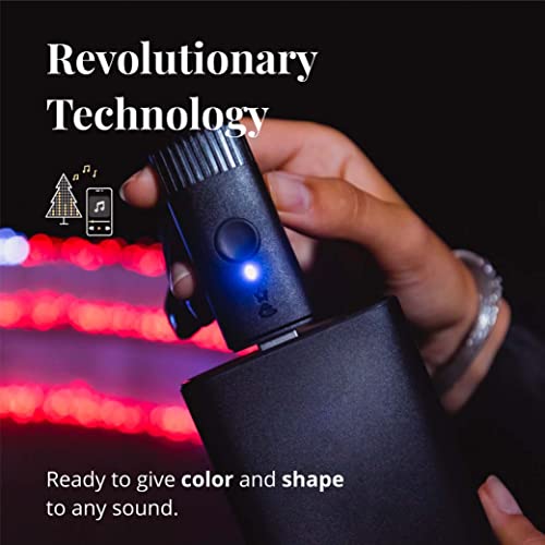 Twinkly Music, Sound Sensor for LED Lights, Bluetooth and Wi-Fi Sensor to Sync with Music and Smart Lights via App, USB Power, Black - Image 2