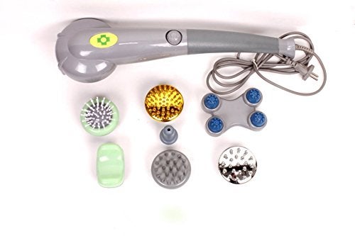 Concepta Full Body Massager for Pain Relief | Magic Corded Electric Body Massage Machines | Used for Head, Neck, Back, Legs, Feet & Shoulders – Gray - Image 4
