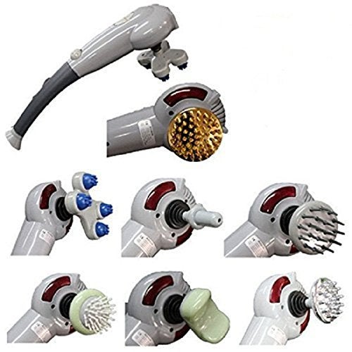 Concepta Full Body Massager for Pain Relief | Magic Corded Electric Body Massage Machines | Used for Head, Neck, Back, Legs, Feet & Shoulders – Gray - Image 3