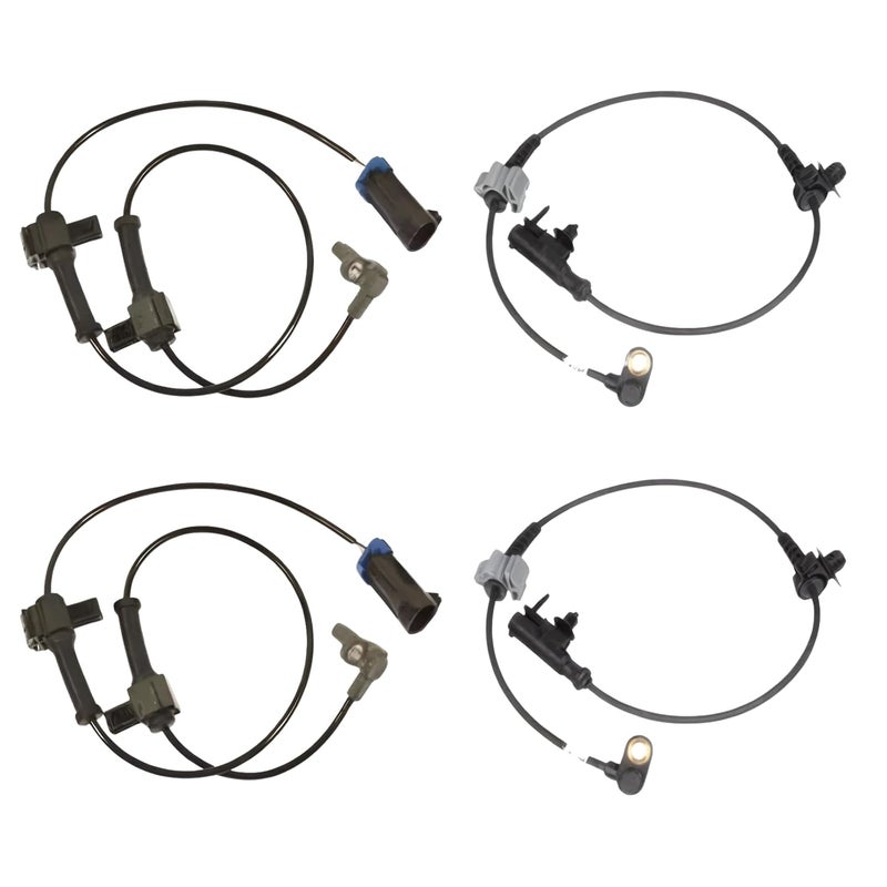 AUTO OCCASION 4Pack Front and Rear ABS Wheel Speed Sensor Replacement for Chevy Tahoe, Avalanche, GMC Yukon - Image 1
