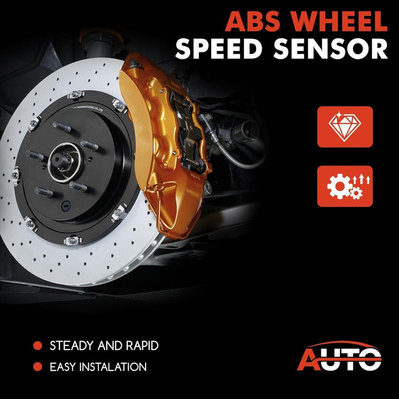 AUTO OCCASION 4Pack Front and Rear ABS Wheel Speed Sensor Replacement for Chevy Tahoe, Avalanche, GMC Yukon - Image 4