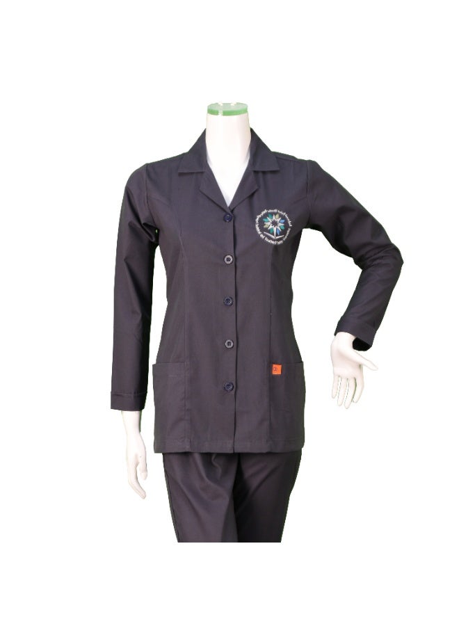 أكسجين زي كلية التقنية بنات رمادي غامق B99 - Image 1