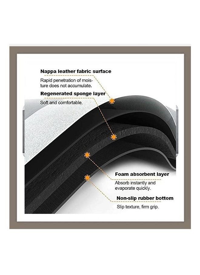 MegaDeal  Quick Drying Microfiber Floor Mat Super Absorbent Soft Slip Resistant