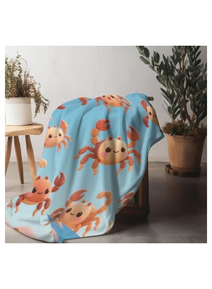 general Children's or student cartoon flannel thin blanket (warm and comfortable, suitable for sleep, games) 100cm*150cm - 997 - Image 1