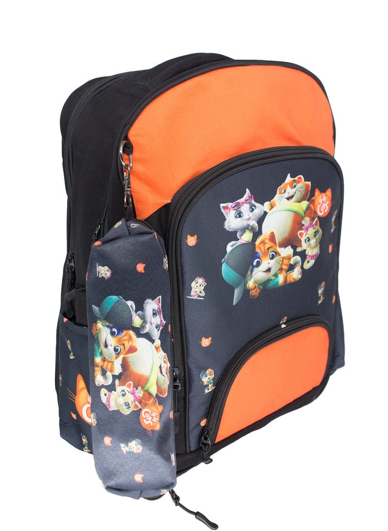 Gharibo Bags - School backpack model 11 44 cats - Image 1