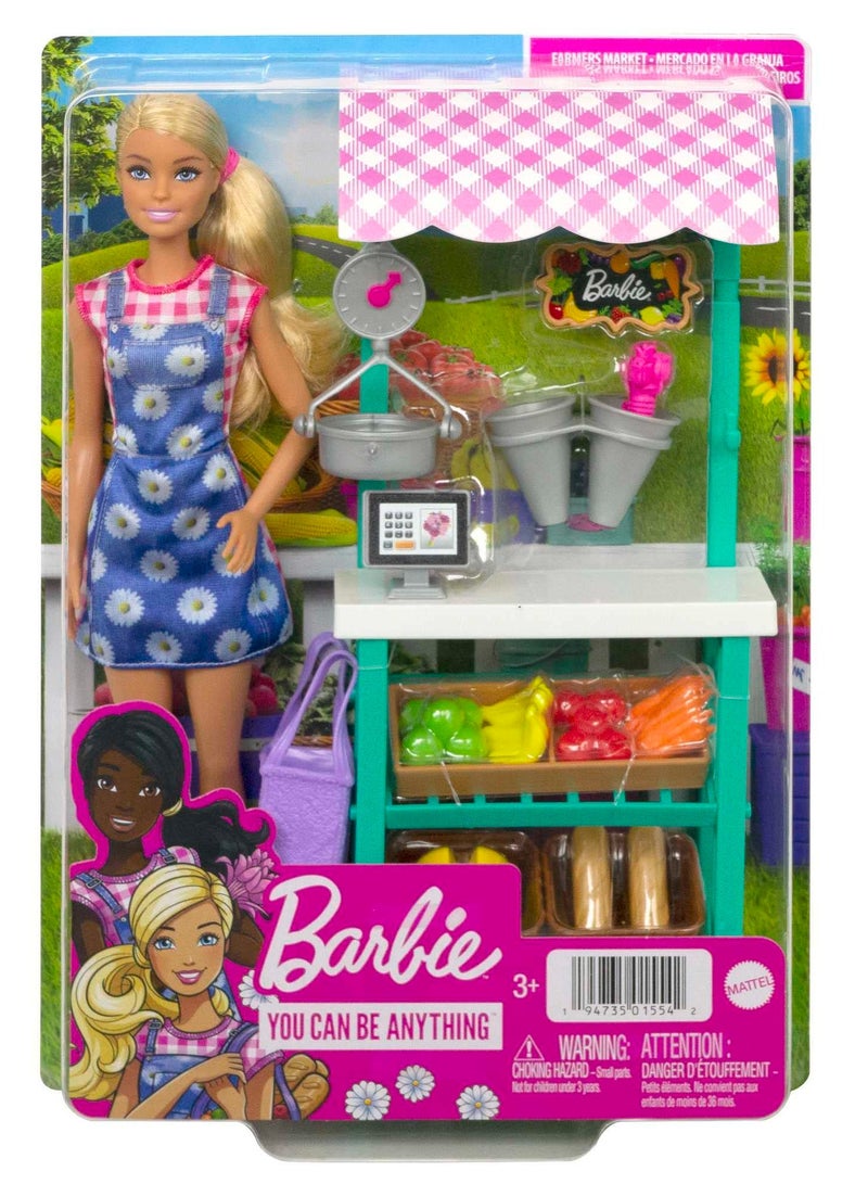 BARBIE FARMERS MARKET PLAYSET CAUCASIAN DOLL