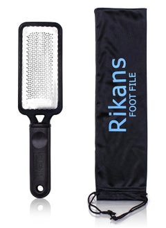 Rikans Colossal Foot rasp Foot File and Callus Remover. Best Foot Care Pedicure Metal Surface Tool to Remove Hard Skin. Can be Used on Both Wet and Dry feet, High Grade Stainless Steel File  - Image 2