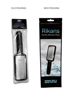 Rikans Colossal Foot rasp Foot File and Callus Remover. Best Foot Care Pedicure Metal Surface Tool to Remove Hard Skin. Can be Used on Both Wet and Dry feet, High Grade Stainless Steel File  - Image 4